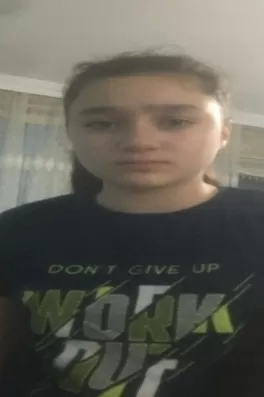 Nilsu S., 14 yaşında, Kırklareli
